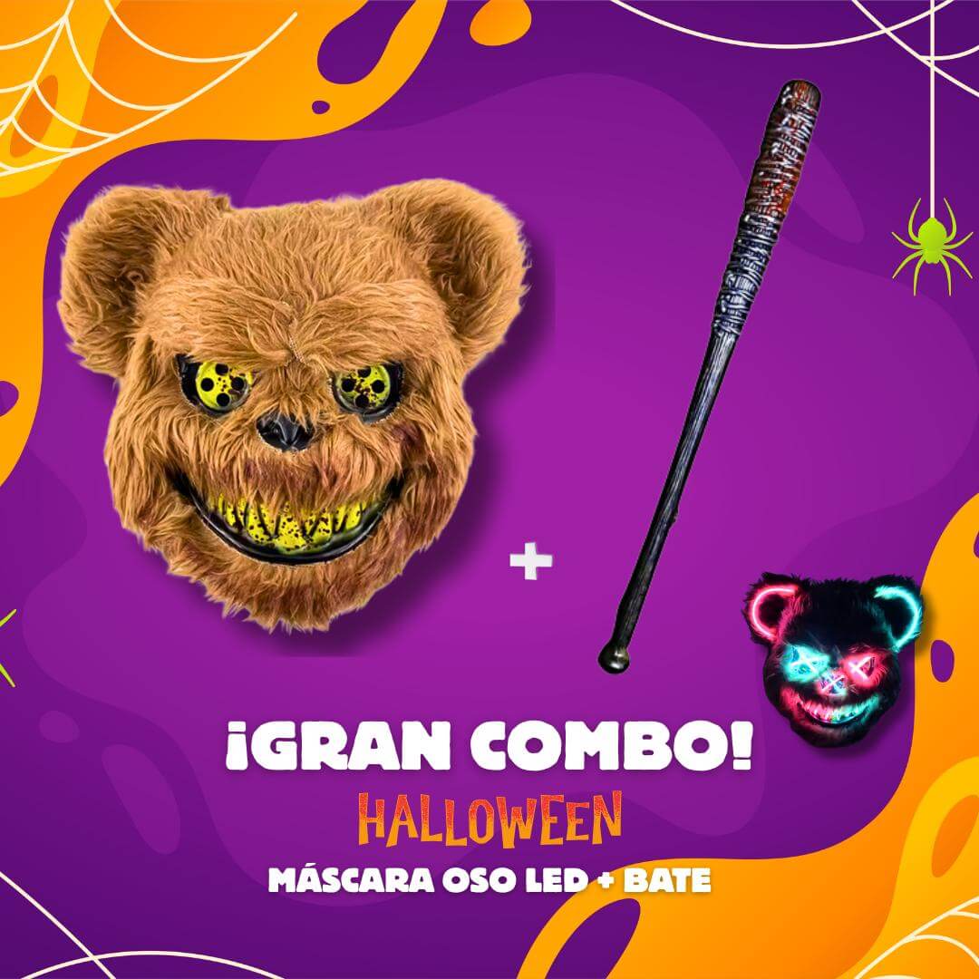 Máscara LED Animal Beast + Accesorio