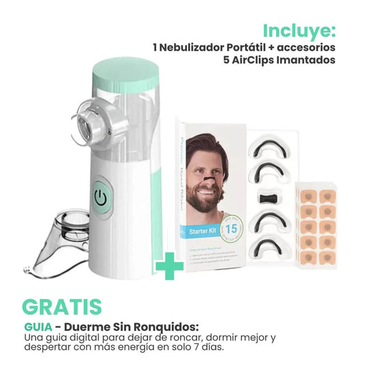 ClearBreath Therapy (Nebulizador Portátil + AirClip)