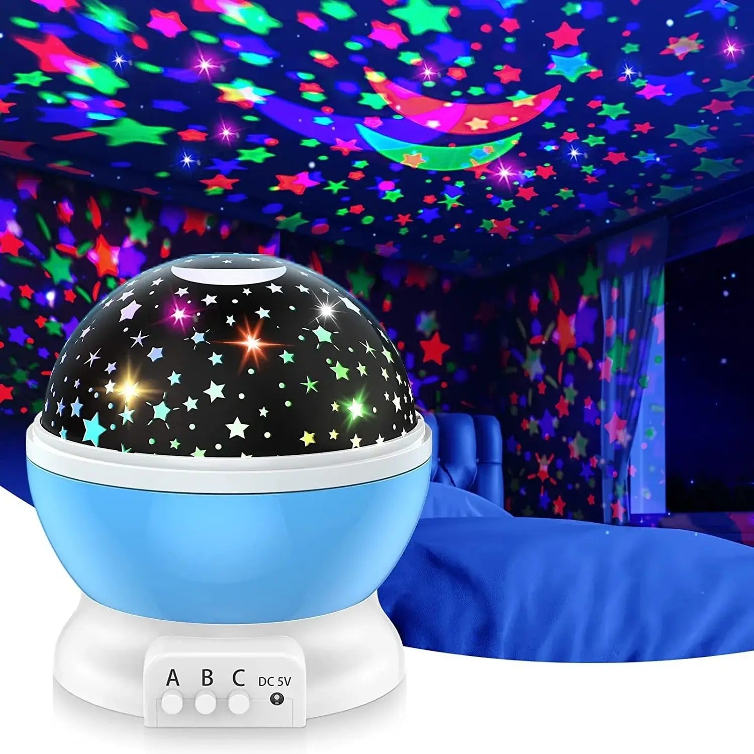 Proyector Estelar DreamLight – Haz Que Tus Hijos Duerman con una Sonrisa