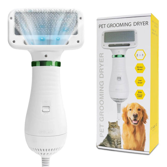 Cepillo secador de mascotas Cleanair - Seca su pelo, protege su piel y previene enfermedades