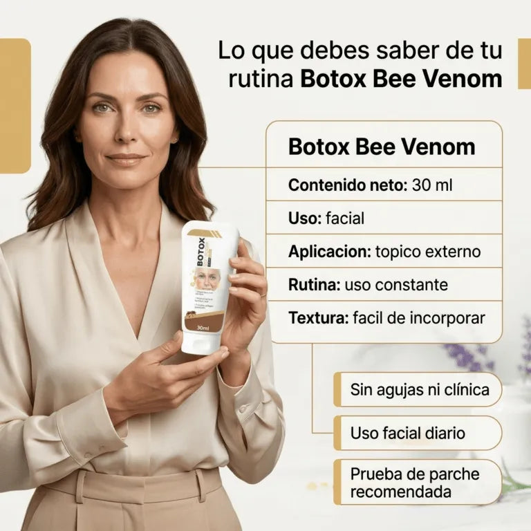 Natural Botox Bee Venom - Piel más firme en solo semanas