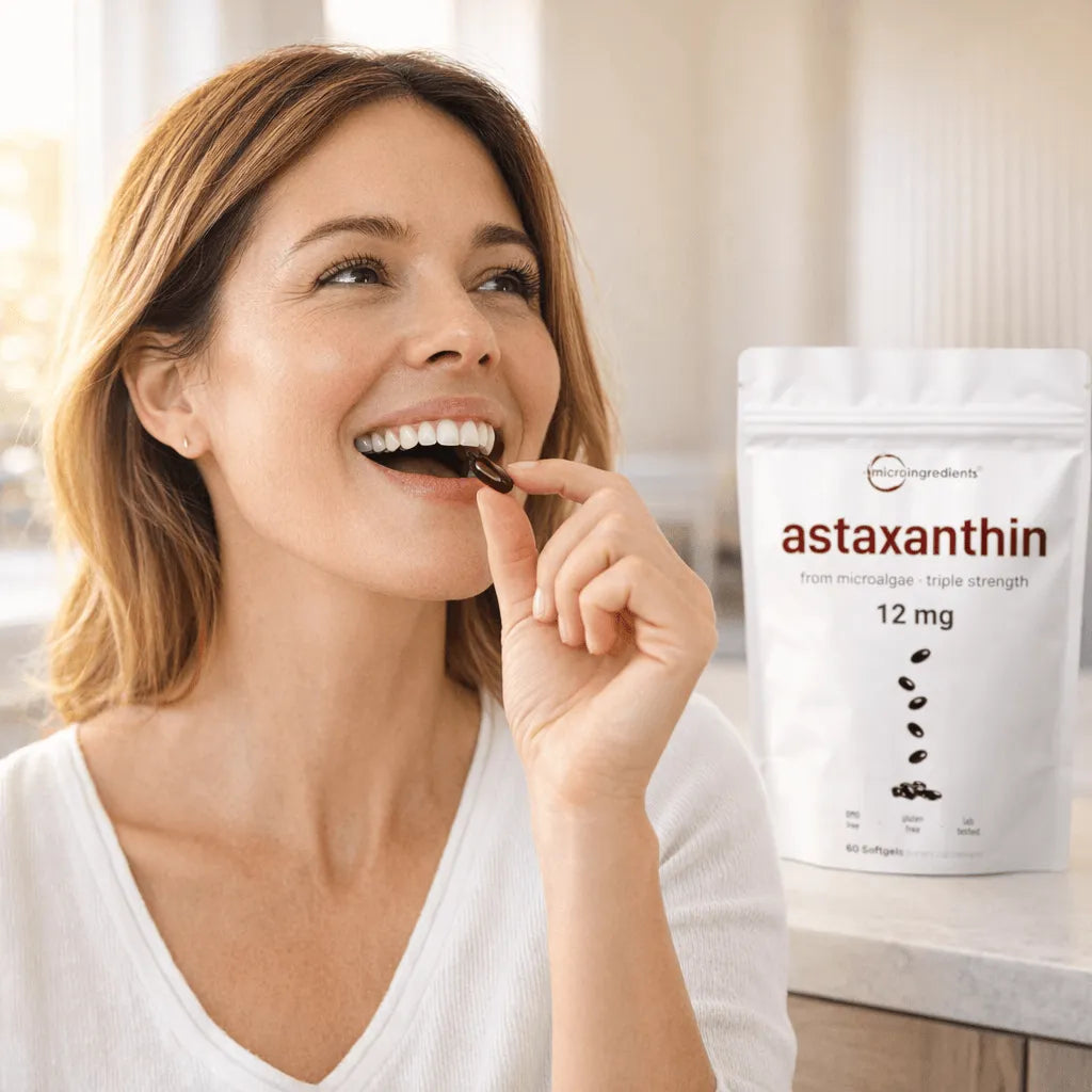 Astaxantina 12 mg – Protección Celular Total