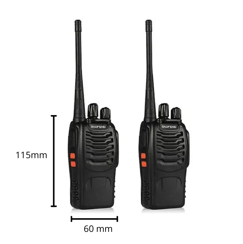 Radios Tácticos Baofeng – Pack X2 Radios