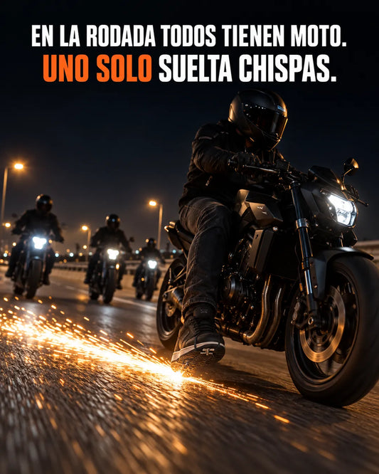 CHISPAZO - Sliders de Chispas para Bota de Moto