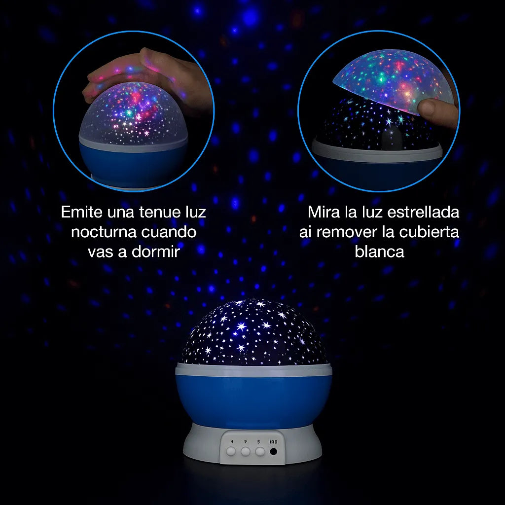 Proyector Estelar DreamLight – Haz Que Tus Hijos Duerman con una Sonrisa