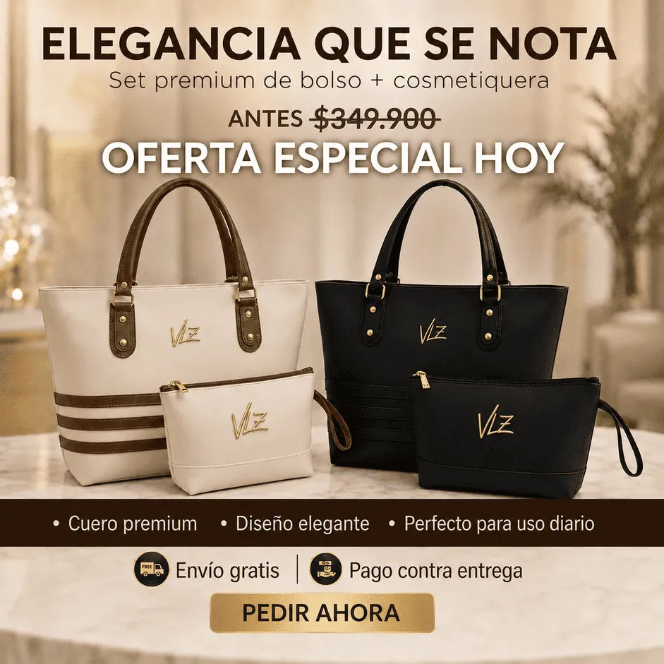 Bolso Victoria Vélez + Cosmetiquera