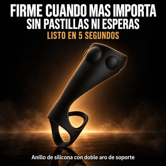 TITAN BULL - Anillo de Silicona con Doble Aro
