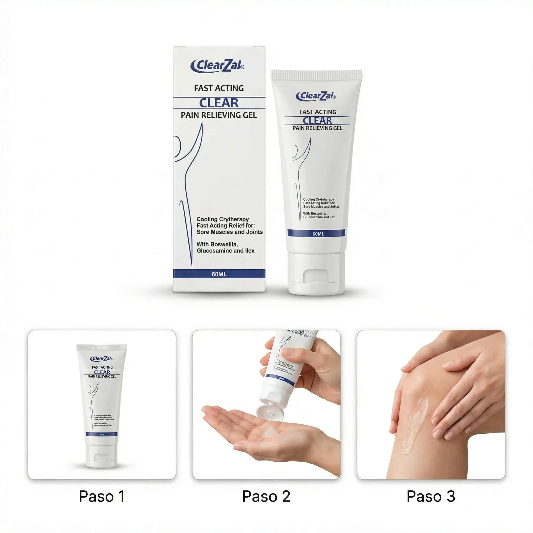 Gel terapéutico de acción rápida ClearZal® (60 ml)